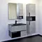 Мебель для ванной подвесная «Comforty» Франкфурт 75 бетон светлый/чёрный, изображение №4