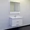 Мебель для ванной подвесная «Comforty» Никосия 80П белый глянец, фото №1