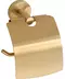 Держатель для туалетной бумаги «Bemeta» Sablo 160112010 на стену матовое золото, фото №1