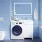 Тумба с раковиной под стиральную машину «Iddis» Optima Home 110 с дверцами (Optima Home 110/48 правая) белая, изображение №8