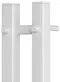 Электрический полотенцесушитель «Point» Гермес PN13812W П3 8/120 белый правый, изображение №4