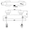 Смеситель для душа «Swedbe» Mercury 9052 с термостатом хром, изображение №4