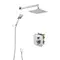 Душевая система «Swedbe» Platta 5559 с термостатом хром, фотография №3 Душевая система «Swedbe» Platta 5559 с термостатом хром, фотография №3
