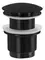 Донный клапан для раковины «Remer» 904CC2114NO с механизмом Клик-Клак черный матовый, фото №1