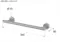 Полотенцедержатель «Remer» X-Style Inox SSXI40L30 на стену нержавеющая сталь, картинка №2