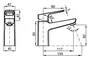 Смеситель для раковины «Milardo» Atlantic ATLSB00M01 хром, фотография №3