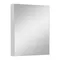 Зеркальный шкаф «Runo» Лада 40 без света белый матовый универсальный, фото №1