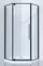 Душевой угол-ограждение «Black & White» S815 BC 90/90 прозрачный/чёрный универсальный без поддона, фото №1