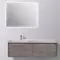 Мебель для ванной подвесная «Black & White» U909.1500 пепельная/белая матовая, фото №1
