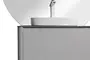 Мебель для ванной подвесная «Black & White» U915.1400L серая/белоснежная, изображение №4