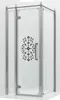 Душевой угол-ограждение «Ambassador» Royal 18015107-L 100/100 прозрачный с рисунком/хром без поддона левый, фото №1