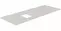 Мебельная столешница «Allen Brau» Infinity 120 L (302287) искусственный камень белая левая, фото №1