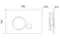 Комплект инсталляция с унитазом, крышкой и кнопкой смыва «Belbagno» BB051CHR/BB051SC/BB002-80/BB014-SR-BIANCO безободковый белый, изображение №4