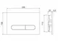 Комплект инсталляция с унитазом, крышкой и кнопкой смыва «Belbagno» BB046CHR/BB2111SC/BB002-80/BB005-PR-CHROME безободковый белый, изображение №4