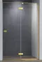 Душевая дверь «Cezares» BELLAGIO-B-12-100-C-BORO 100/196,8 прозрачная/брашированное золото, фото №1