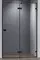Душевая дверь «Cezares» BELLAGIO-B-12-120-C-NERO 120/196,8 прозрачная/чёрная, фото №1
