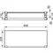 Полка в ванну «Keuco» Plan 14975010000 на стену хром, картинка №2