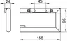 Держатель для туалетной бумаги «Keuco» Reva 12862010000 на стену хром, картинка №2