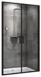 Душевая дверь «Abber» Sonnenstrand AG04100BC 100/195 прозрачная/чёрная, фото №1