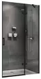 Душевая дверь «Abber» Zart AG08090B 90/195 прозрачная/чёрная, фото №1