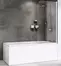 Шторка на ванну стеклянная «Abber» Ewiges Wasser AG52100 100/140 прозрачная/хром универсальная, фото №1