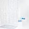 Штора для ванной «Ridder» Sylt 32413 240/180 белая/голубая, картинка №2