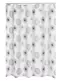Штора для ванной «Ridder» Hurricane 42337 180/200 белая/серая, фото №1