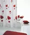 Штора для ванной «Ridder» Mohn 47800 180/200 белая/красная, фотография №3