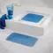 Противоскользящий коврик в ванну «Ridder» Loup 609103 70/38 ПВХ голубой, фотография №3