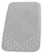 Противоскользящий коврик в ванну «Ridder» Plattfuss 67087 72/38 каучук серый, фото №1