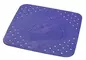 Противоскользящий коврик в ванну «Ridder» Plattfuss 67263 54/54 каучук синий, фото №1