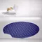 Противоскользящий коврик в ванну «Ridder» Tecno 68253 55/55 каучук синий, картинка №2