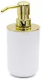 Дозатор для мыла «Ridder» Alba 2015541 на стол белый/золото, фото №1