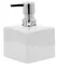 Дозатор для мыла «Ridder» Cube 2135501 на стол белый, фото №1