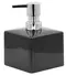 Дозатор для мыла «Ridder» Cube 2135517 на стол тёмно-серый, фото №1