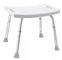 Табурет «Ridder» А00601101 напольный с регулируемой высотой белый/матовый хром, фото №1