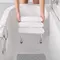 Табурет «Ridder» Pro А171101 на ванну белый/хром, картинка №2