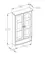 Подвесной шкаф из массива «Opadiris» Риспекто 60 подвесной белый, фотография №3