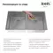 Мойка для кухни «Iddis» Edifice EDI75G2i77 74/44 нержавеющая сталь графит, фото №9
