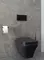 Подвесной унитаз безободковый «Allen Brau» Infinity 4.21011.31/4.21014.31 черный матовый с сиденьем дюропласт с микролифтом чёрное, фотография №3