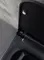 Подвесной унитаз безободковый «Allen Brau» Infinity 4.21011.31/4.21014.31 черный матовый с сиденьем дюропласт с микролифтом чёрное, фотография №11