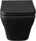 Подвесной унитаз безободковый «Allen Brau» Infinity 4.21011.31/4.21014.31 черный матовый с сиденьем дюропласт с микролифтом чёрное, фотография №15
