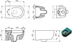 Подвесной унитаз безободковый «Allen Brau» Priority 4.31001.20/4.31004.20 белый с сиденьем дюропласт с микролифтом белое, картинка №14