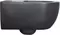 Подвесной унитаз безободковый «Allen Brau» Priority 4.31001.31/4.31004.31 черный матовый с сиденьем дюропласт с микролифтом чёрное, фотография №3