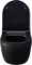 Подвесной унитаз безободковый «Allen Brau» Priority 4.31001.31/4.31004.31 черный матовый с сиденьем дюропласт с микролифтом чёрное, фотография №7