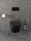 Подвесной унитаз безободковый «Allen Brau» Priority 4.31001.31/4.31004.31 черный матовый с сиденьем дюропласт с микролифтом чёрное, изображение №12