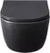 Подвесной унитаз безободковый «Allen Brau» Priority 4.31002.31/4.31004.31 черный матовый с сиденьем дюропласт с микролифтом чёрное, фотография №3