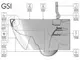 Подвесной унитаз безободковый «GSI» Pura Swirlflush 881511/MS86CSN11 белый с сиденьем дюропласт с микролифтом белое, фотография №3