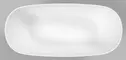 Ванна из искусственного камня «Whitecross» Onyx C 160/75 белая матовая, картинка №2