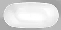 Ванна из искусственного камня «Whitecross» Onyx X 160/75 с сифоном белая глянцевая, фотография №3